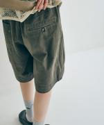 フェード加工ツイル　ハーフパンツ