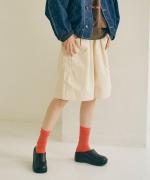 フェード加工ツイル　ハーフパンツ