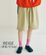 フェード加工ツイル　ハーフパンツ