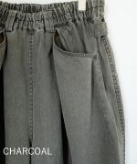 フェード加工ツイル　ハーフパンツ