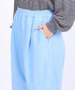 ジンバブエコットン　ロールアップパンツ