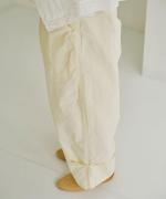 ジンバブエコットン　ロールアップパンツ