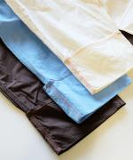 ジンバブエコットン　ロールアップパンツ