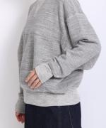 吊り裏毛　クルーネックプルオーバー