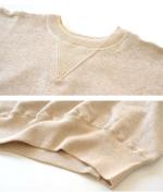 吊り裏毛　クルーネックプルオーバー