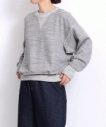 吊り裏毛　クルーネックプルオーバー