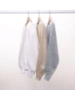 吊り裏毛　クルーネックプルオーバー