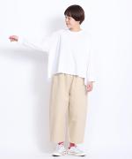 ハイゲージ天竺　フレアーTシャツ