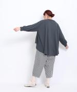 ハイゲージ天竺　フレアーTシャツ