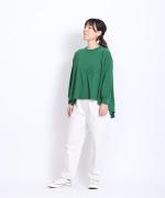 ハイゲージ天竺　フレアーTシャツ