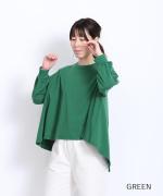 ハイゲージ天竺　フレアーTシャツ