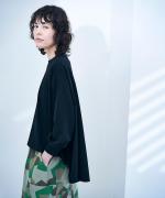 ハイゲージ天竺　フレアーTシャツ