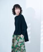 ハイゲージ天竺　フレアーTシャツ