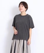 コンパクト天竺　ピグメント加工　半袖Tシャツ