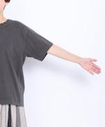 コンパクト天竺　ピグメント加工　半袖Tシャツ
