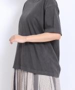 コンパクト天竺　ピグメント加工　半袖Tシャツ