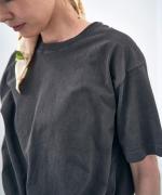 コンパクト天竺　ピグメント加工　半袖Tシャツ