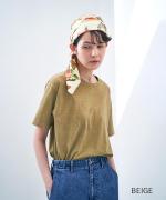 コンパクト天竺　ピグメント加工　半袖Tシャツ