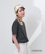 コンパクト天竺　ピグメント加工　半袖Tシャツ