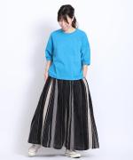 コンパクト天竺　ピグメント加工　プルオーバー