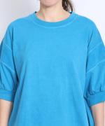 コンパクト天竺　ピグメント加工　プルオーバー