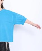 コンパクト天竺　ピグメント加工　プルオーバー