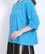 コンパクト天竺　ピグメント加工　プルオーバー