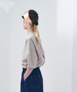 コンパクト天竺　ピグメント加工　プルオーバー