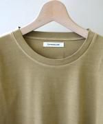 コンパクト天竺　ピグメント加工　プルオーバー