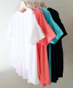 シック天竺　フレアーTシャツ