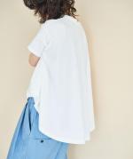 シック天竺　フレアーTシャツ