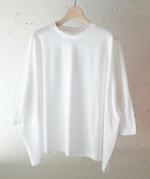 シック天竺　6分袖ビッグTシャツ