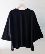 シック天竺　6分袖ビッグTシャツ