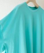 シック天竺　6分袖ビッグTシャツ