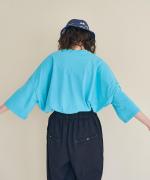 シック天竺　6分袖ビッグTシャツ