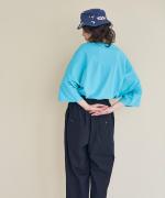 シック天竺　6分袖ビッグTシャツ