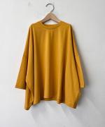 シック天竺　6分袖ビッグTシャツ