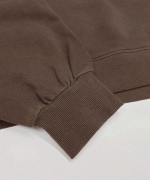 ミニ裏毛ピグメント加工 クルーネック