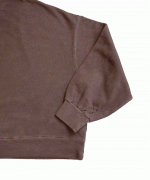 ミニ裏毛ピグメント加工 クルーネック