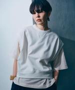 -Organic-フルタンブラー天竺　5分袖Tシャツ