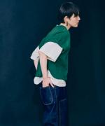 -Organic-フルタンブラー天竺　5分袖Tシャツ