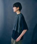 -Organic-フルタンブラー天竺　5分袖Tシャツ