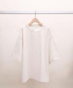 -Organic-フルタンブラー天竺　5分袖Tシャツ