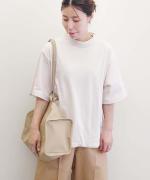 -Organic-フルタンブラー天竺　5分袖Tシャツ