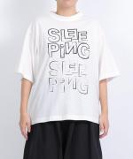 -Organic-フルタンブラー天竺　5分袖プリントTシャツ