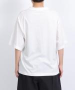 -Organic-フルタンブラー天竺　5分袖プリントTシャツ