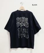 -Organic-フルタンブラー天竺　5分袖プリントTシャツ