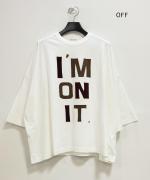 -Organic-フルタンブラー天竺　ビッグシャツフロッキープリント