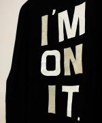 -Organic-フルタンブラー天竺　ビッグシャツフロッキープリント