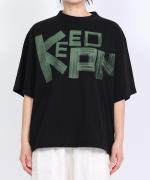 -Organic-フルタンブラー天竺　5分袖プリントTシャツ